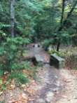 Hocking hills hiking trails small stone bridges