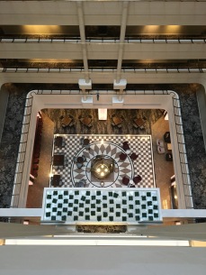 SFO view of hotel lobby
