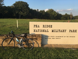 Pea Ridge Bike Only at Sign