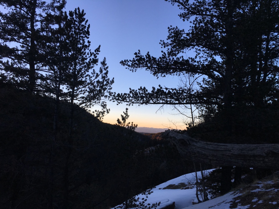 Hike 2 CS 2018 Getting back near sunset